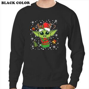 Disney Baby Yoda Christmas Sweatshirt, Star Wars Holiday Sweater Gift Fans 79